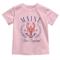 Maine Lobster New England Souvenir Pride Vintage Toddler T Shirt