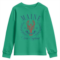 Maine Lobster New England Souvenir Pride Vintage Youth Sweatshirt