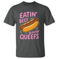 Eatin Beef Blastin' Queefs Funny Hot Dog Adult Humor T Shirt