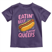 Eatin Beef Blastin' Queefs Funny Hot Dog Adult Humor Toddler T Shirt