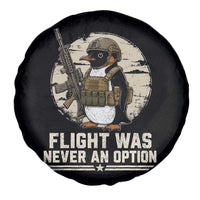 Funny Penguin Flight Was Never An Option Spare Tire Cover Tactical Penguin Gun Lover