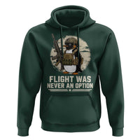 Funny Penguin Flight Was Never An Option Hoodie Tactical Penguin Gun Lover