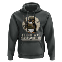 Funny Penguin Flight Was Never An Option Hoodie Tactical Penguin Gun Lover