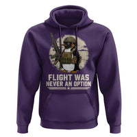Funny Penguin Flight Was Never An Option Hoodie Tactical Penguin Gun Lover