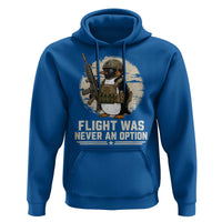 Funny Penguin Flight Was Never An Option Hoodie Tactical Penguin Gun Lover