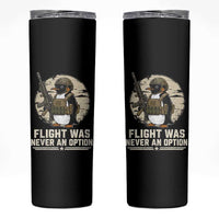 Funny Penguin Flight Was Never An Option Skinny Tumbler Tactical Penguin Gun Lover