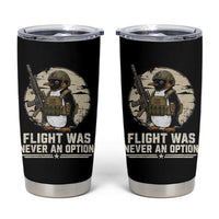 Funny Penguin Flight Was Never An Option Tumbler Cup Tactical Penguin Gun Lover