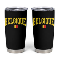 Belgium Belgique Throwback Design Vintage Belgian Flag Jersey Style Tumbler Cup