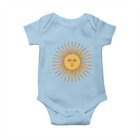 Argentina Sol De Mayo Vintage Argentinian Sun Throwback Design Baby Onesie