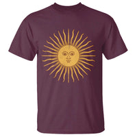 Argentina Sol De Mayo Vintage Argentinian Sun Throwback Design T Shirt