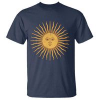 Argentina Sol De Mayo Vintage Argentinian Sun Throwback Design T Shirt