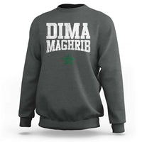 Moroccan Dima Maghrib Flag of Morocco Vintage Green Star Patriotic Sweatshirt