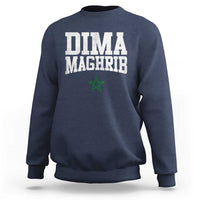 Moroccan Dima Maghrib Flag of Morocco Vintage Green Star Patriotic Sweatshirt