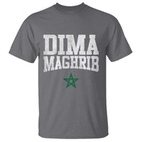 Moroccan Dima Maghrib Flag of Morocco Vintage Green Star Patriotic T Shirt