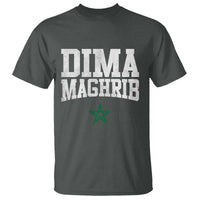 Moroccan Dima Maghrib Flag of Morocco Vintage Green Star Patriotic T Shirt