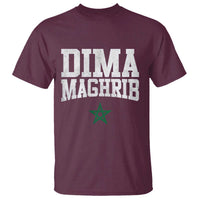 Moroccan Dima Maghrib Flag of Morocco Vintage Green Star Patriotic T Shirt