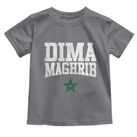 Moroccan Dima Maghrib Flag of Morocco Vintage Green Star Patriotic Toddler T Shirt