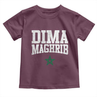Moroccan Dima Maghrib Flag of Morocco Vintage Green Star Patriotic Toddler T Shirt