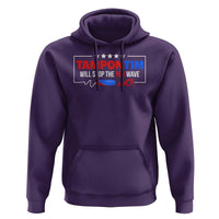 Funny Walz Hoodie Tampon Tim Will Stop The Red Wave Star - Wonder Print Shop