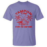 Funny Walz T Shirt Tampon Tim Stops The Red Wave Coconut Tree - Wonder Print Shop