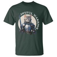 Funny Joyful Warrior Cat T Shirt Kitten Knight For Harris 2024 - Wonder Print Shop
