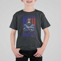 Funny Bigfoot Election T Shirt For Kid Vote For Bigfoot A Candidate You Can Believe In 2024 - Wonder Print Shop