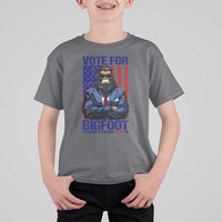 Funny Bigfoot Election T Shirt For Kid Vote For Bigfoot A Candidate You Can Believe In 2024 - Wonder Print Shop