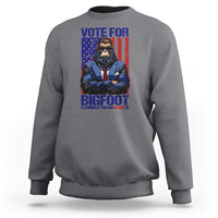 Funny Bigfoot Election Sweatshirt Vote For Bigfoot A Candidate You Can Believe In 2024 - Wonder Print Shop
