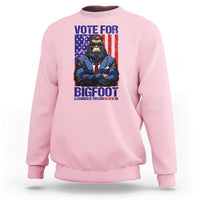 Funny Bigfoot Election Sweatshirt Vote For Bigfoot A Candidate You Can Believe In 2024 - Wonder Print Shop
