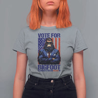 Funny Bigfoot Election T Shirt For Women Vote For Bigfoot A Candidate You Can Believe In 2024 - Wonder Print Shop