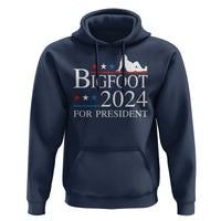 Funny Bigfoot For President Hoodie Vote Sexy Sasquatch American Flag Star - Wonder Print Shop