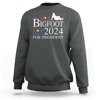 Funny Bigfoot For President Sweatshirt Vote Sexy Sasquatch American Flag Star - Wonder Print Shop