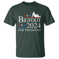 Funny Bigfoot For President T Shirt Vote Sexy Sasquatch American Flag Star - Wonder Print Shop