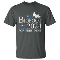Funny Bigfoot For President T Shirt Vote Sexy Sasquatch American Flag Star - Wonder Print Shop