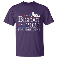 Funny Bigfoot For President T Shirt Vote Sexy Sasquatch American Flag Star - Wonder Print Shop
