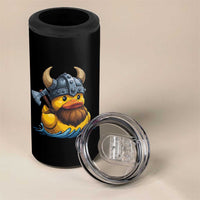 Rubber Duck Viking Warrior Norse Mythology 4 in 1 Can Cooler Tumbler - Wonder Print Shop