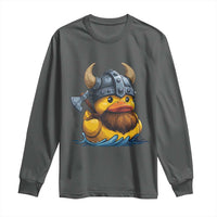 Rubber Duck Viking Warrior Norse Mythology Long Sleeve Shirt - Wonder Print Shop