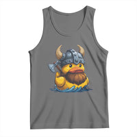 Rubber Duck Viking Warrior Norse Mythology Tank Top - Wonder Print Shop