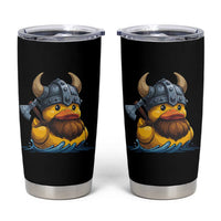Rubber Duck Viking Warrior Norse Mythology Tumbler Cup - Wonder Print Shop