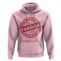 Fragile I Just Dropped My Son Off At College Hoodie Drop Off Parents Vintage Star - Wonder Print Shop