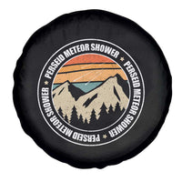 Perseid Meteor Shower Spare Tire Cover Shooting Stars Astronomy Vintage Retro Mountain - Wonder Print Shop