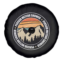 Perseid Meteor Shower Spare Tire Cover Shooting Stars Astronomy Vintage Retro Mountain - Wonder Print Shop