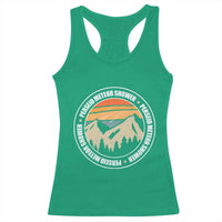 Perseid Meteor Shower Racerback Tank Top Shooting Stars Astronomy Vintage Retro Mountain - Wonder Print Shop