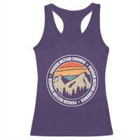 Perseid Meteor Shower Racerback Tank Top Shooting Stars Astronomy Vintage Retro Mountain - Wonder Print Shop