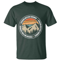 Perseid Meteor Shower T Shirt Shooting Stars Astronomy Vintage Retro Mountain - Wonder Print Shop