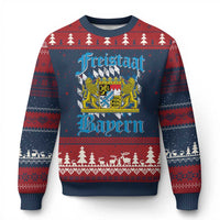 Freustaat Bayern Ugly Christmas Sweater Bavaria German Munich Oktoberfest - Wonder Print Shop