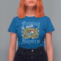 Freustaat Bayern T Shirt For Women Bavaria German Munich Oktoberfest - Wonder Print Shop