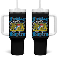 Freustaat Bayern Tumbler With Handle Bavaria German Munich Oktoberfest - Wonder Print Shop