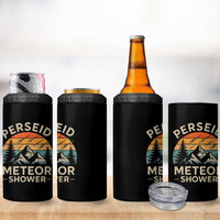 Perseid Meteor Shower 4 in 1 Can Cooler Tumbler Shooting Stars Astronomy Vintage Mountain - Wonder Print Shop