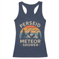 Perseid Meteor Shower Racerback Tank Top Shooting Stars Astronomy Vintage Mountain - Wonder Print Shop